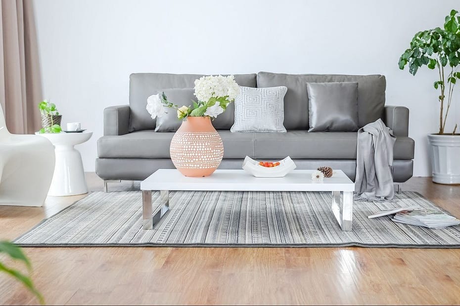 sofa acogedor