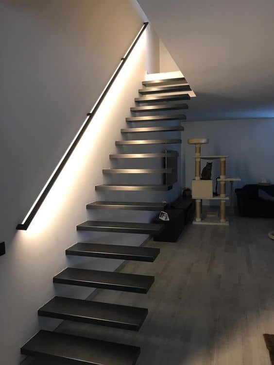 Iluminación arquitectónica: 15 formas de iluminar escaleras y